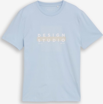 TOM TAILOR DENIM - Camiseta en azul: frente