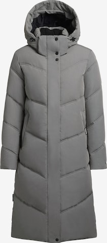 khujo Mantel ' AINU ' in Grau: Vorderseite