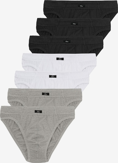 s.Oliver Slipy w kolorze szary / czarny / białym, Podgląd produktu