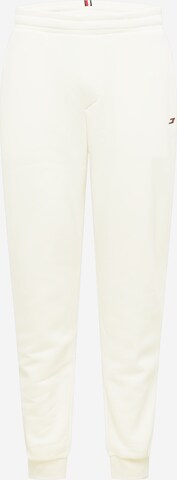 TOMMY HILFIGER Trousers in White: front
