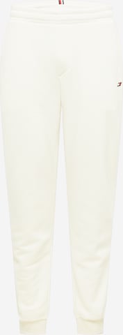 TOMMY HILFIGER Tapered Trousers in White: front