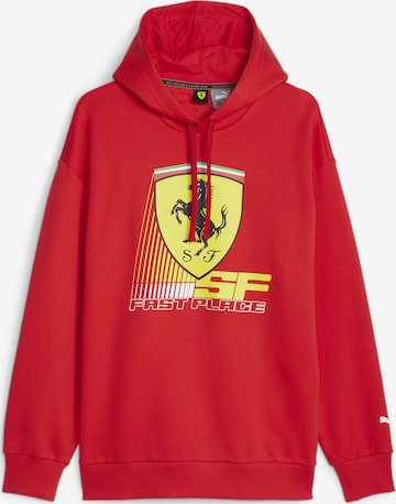 PUMA Спортивный свитшот 'Scuderia Ferrari Race CBS Motorsport' в Красный: спереди