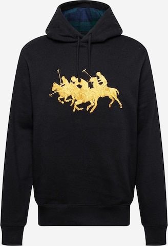 Polo Ralph Lauren Sweatshirt in Black: front