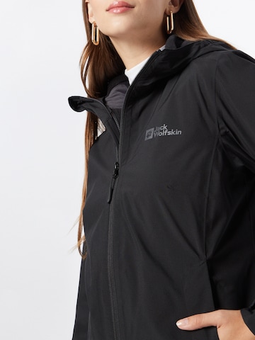 JACK WOLFSKIN Outdoor Jacket 'MOONRISE' in Black