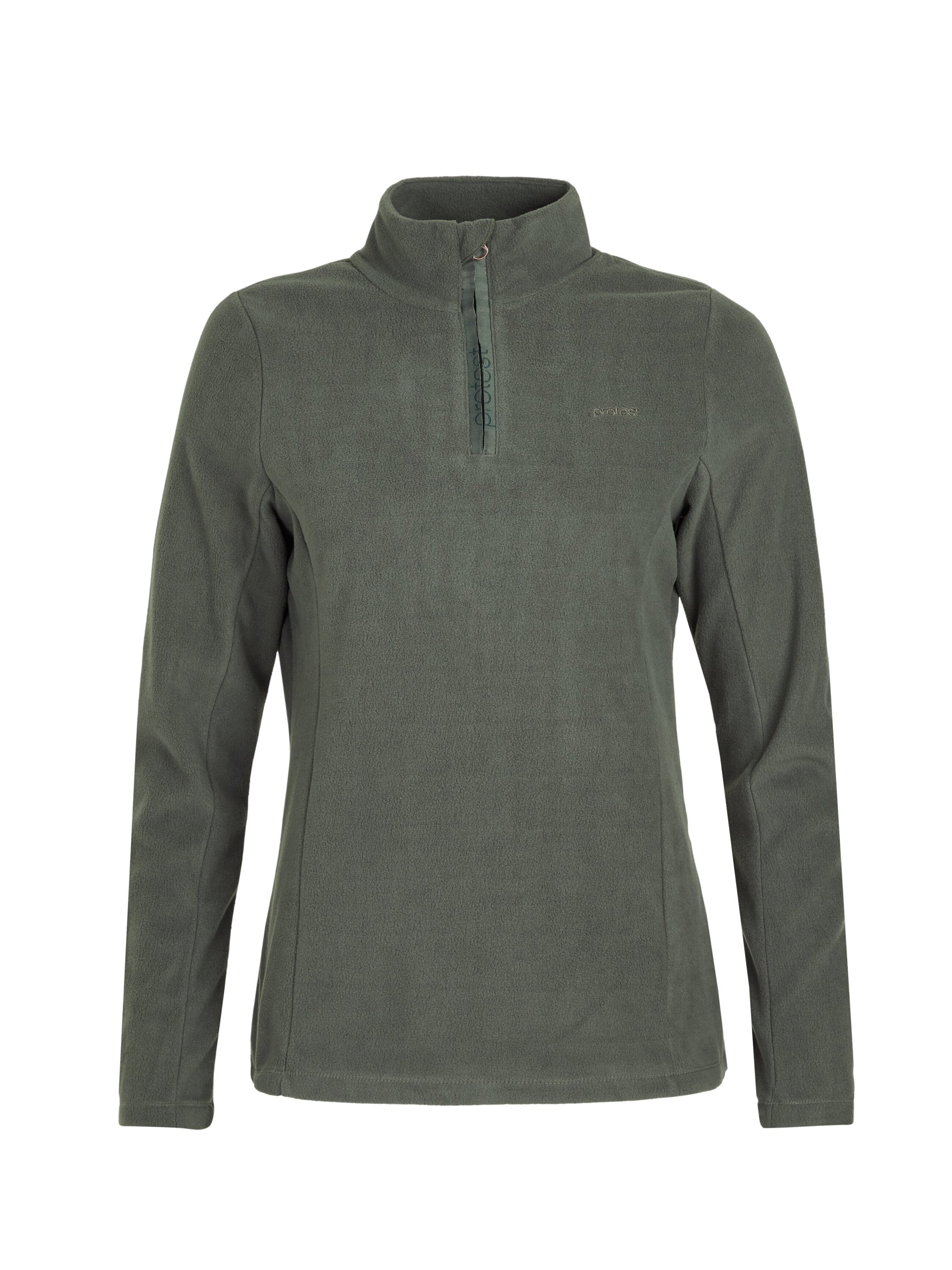 PROTEST Athletic Sweatshirt 'MUTEZ' in Green: front
