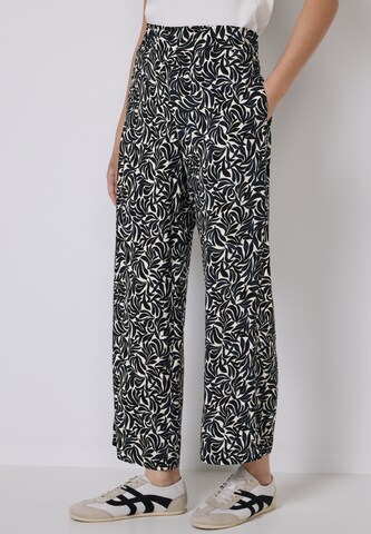 Street One Studio Loosefit Hose in Schwarz: Vorderseite