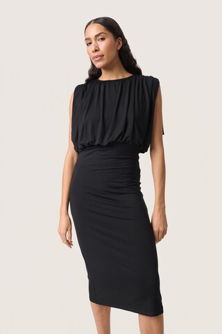 SOAKED IN LUXURY Dress 'SLHanadi' in Black: front