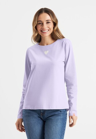 Frieda & Freddies NY Shirt in Lila: Vorderseite