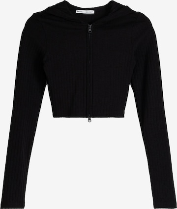 Cardigan Bershka en noir : devant