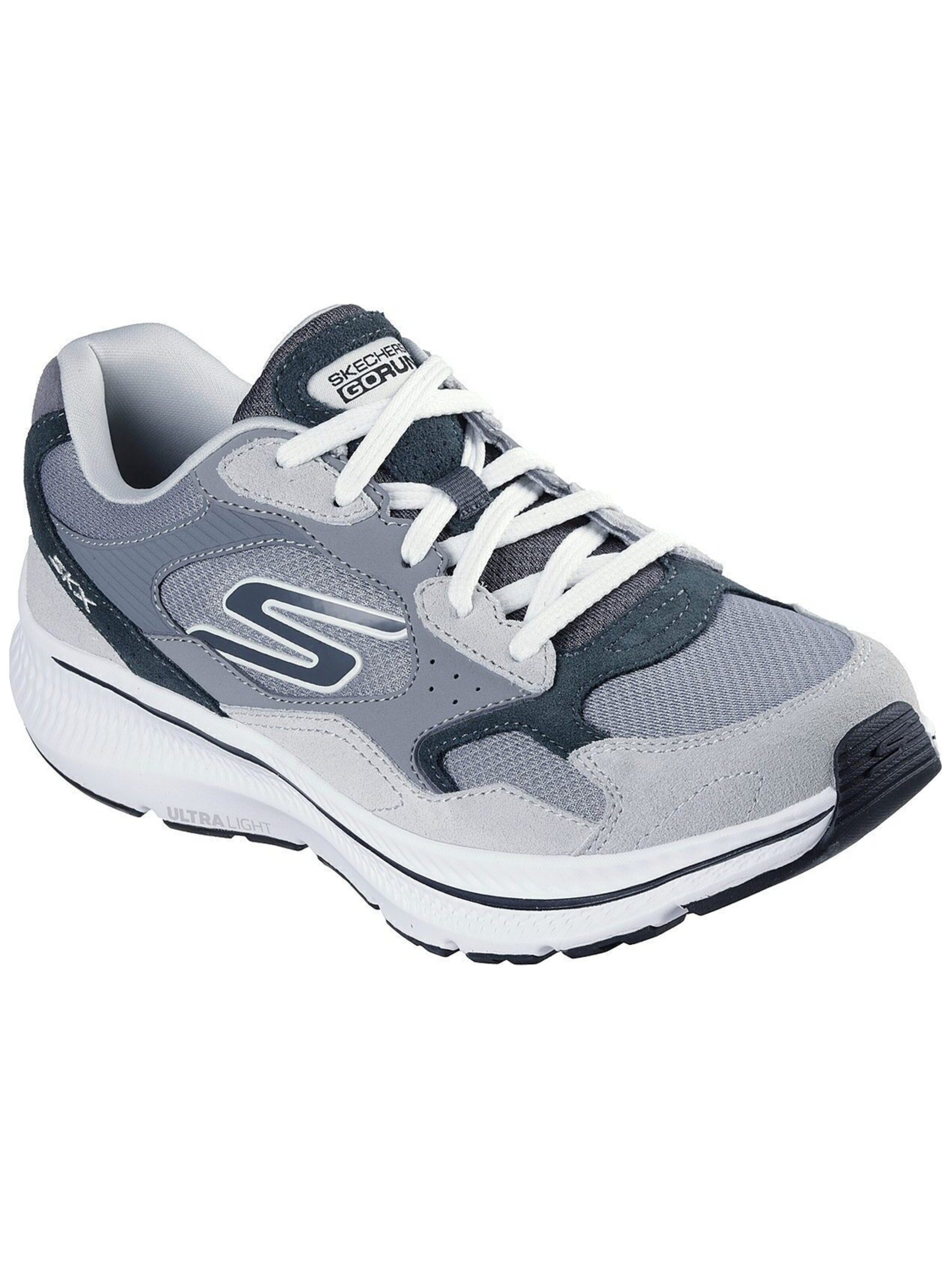 SKECHERS Loopschoen 'Go Run Consistent' in Grijs: voorkant