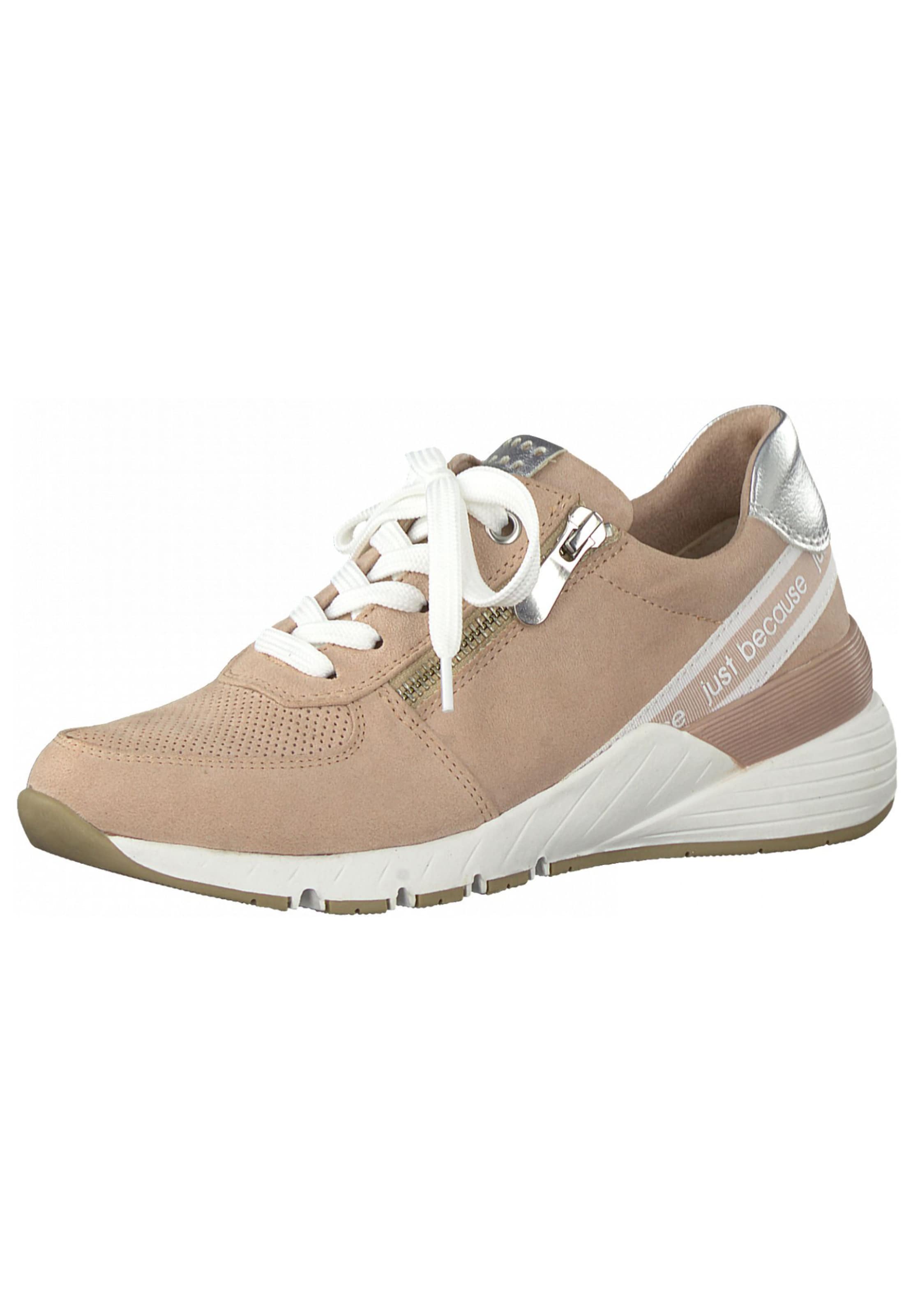 Baskets basses MARCO TOZZI en beige : devant