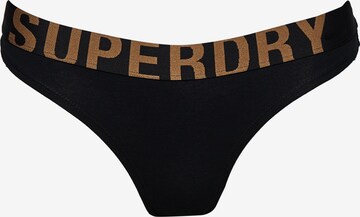 Slip Superdry en noir : devant