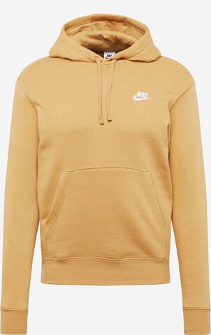 Nike Sportswear Mikina 'Club Fleece' – žlutá: přední strana