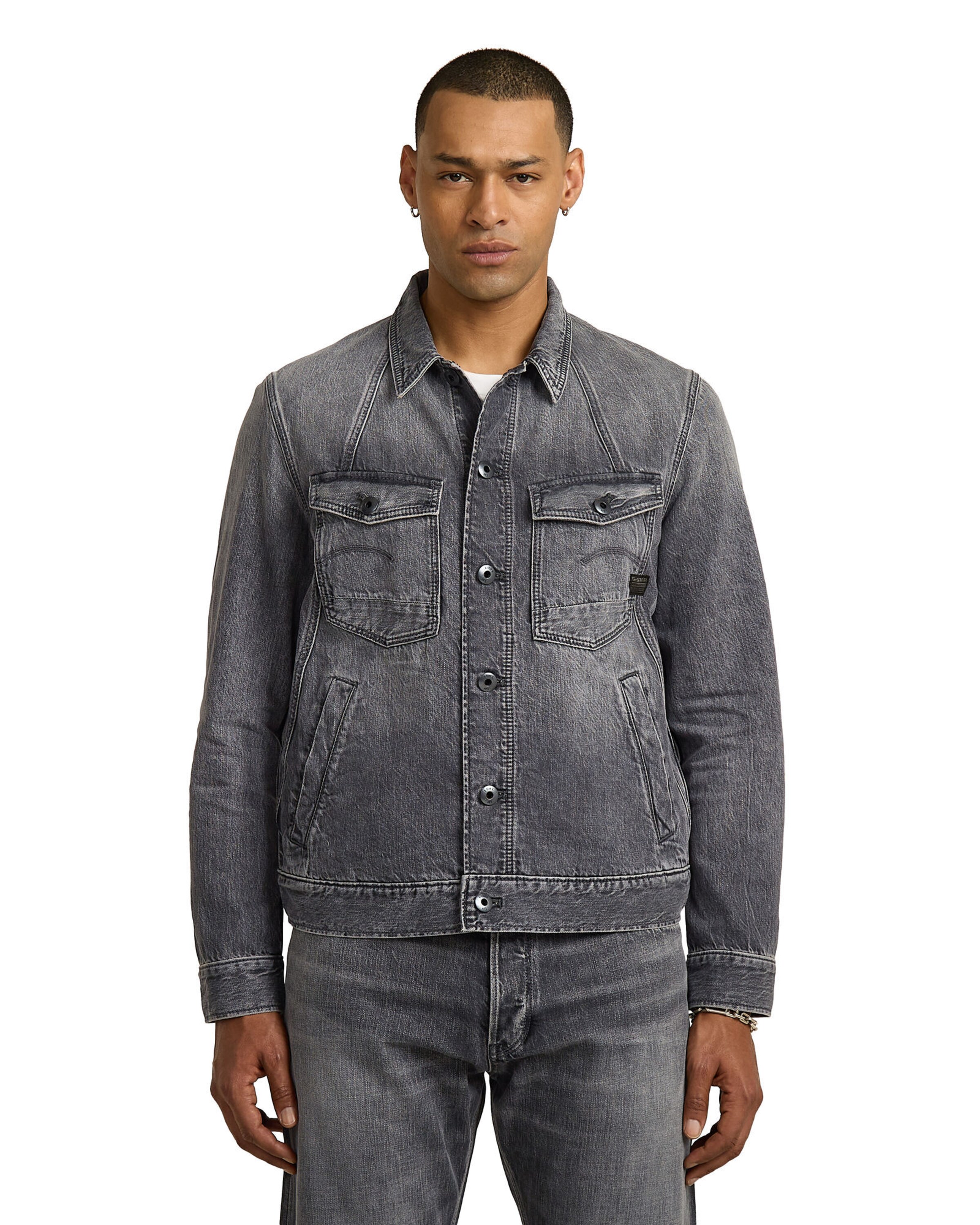 G-STAR Between-Season Jacket in Grey: front