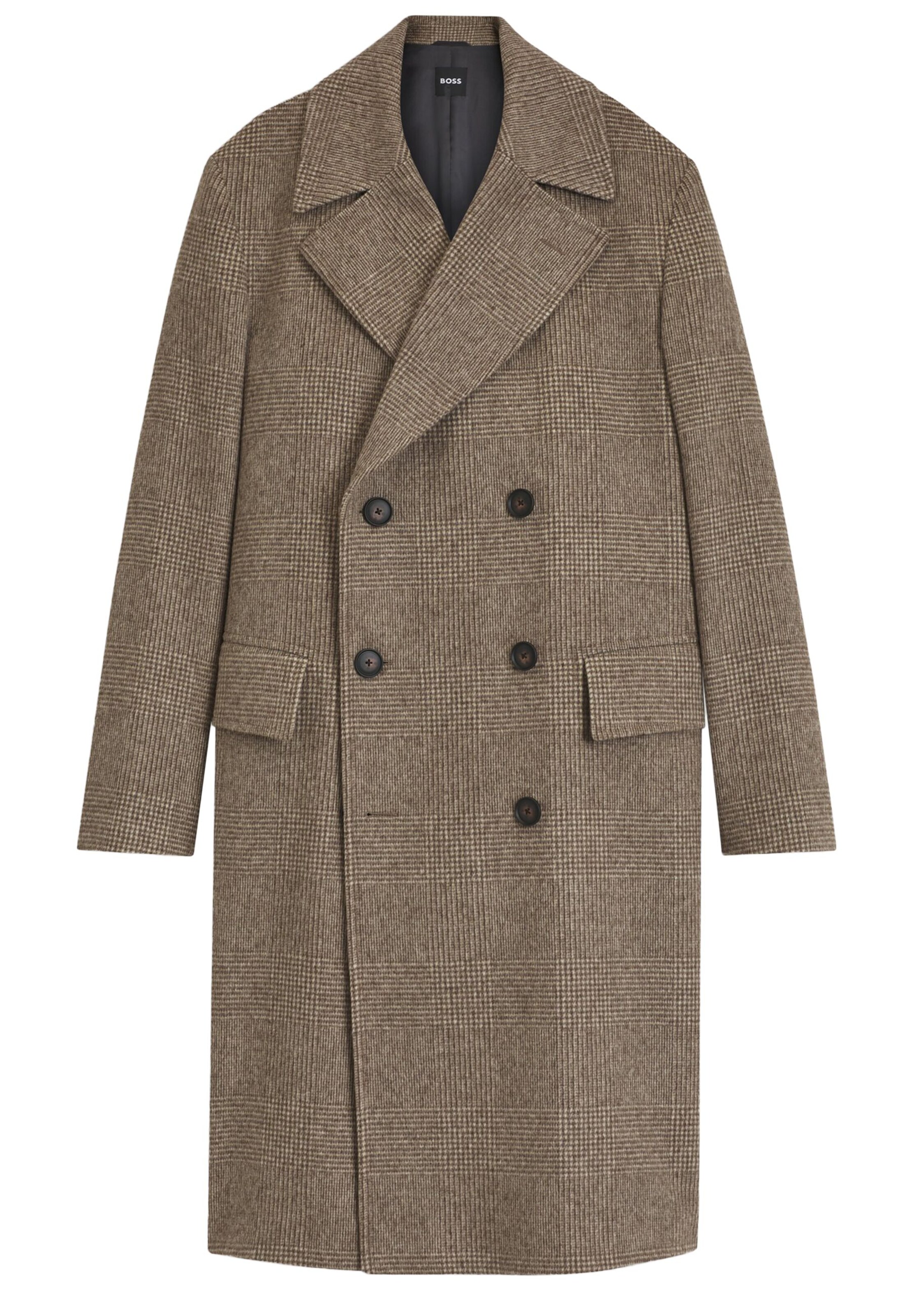 BOSS Between-Seasons Coat ' Jared' in Brown: front
