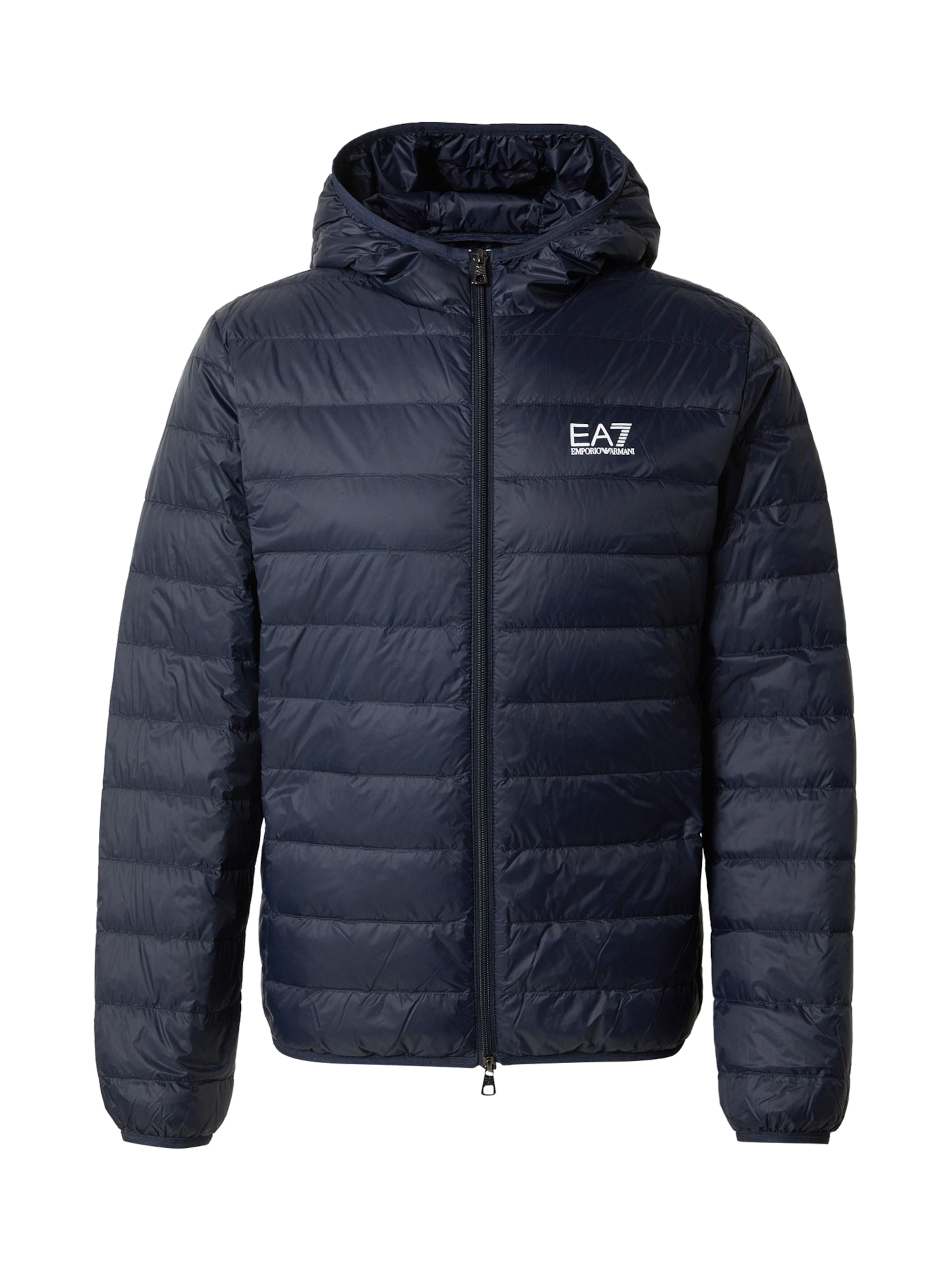 EA7 Emporio Armani Kevad-sügisjope, värv sinine: eest vaates