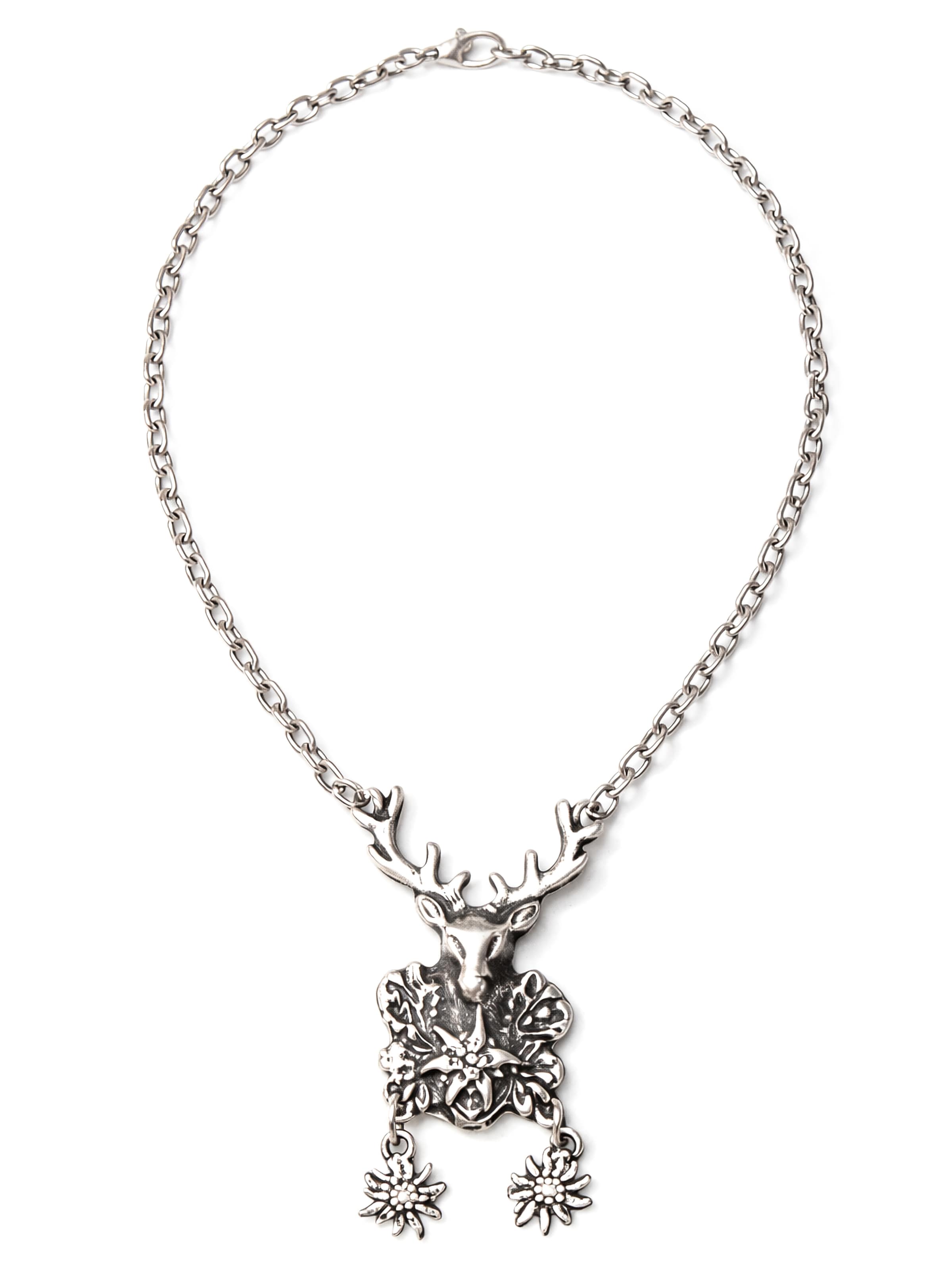 Allgäu Rebell Necklace 'Liesel' in Silver: front