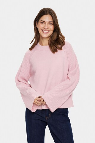 Pull-over SAINT TROPEZ en rose : devant