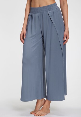 LASCANA Wide Leg Hose in Blau: Vorderseite