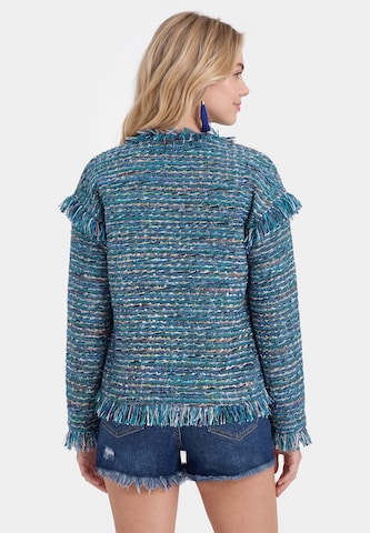IZIA Gebreid vest in Blauw