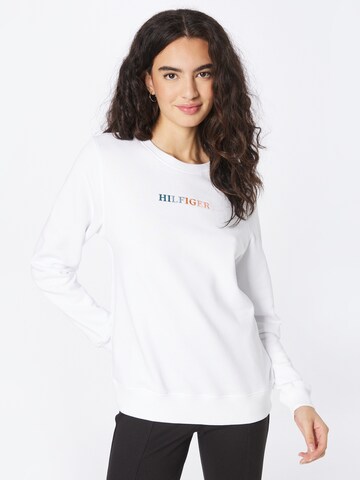 TOMMY HILFIGER Sweatshirt in White: front