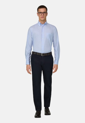 Coupe regular Chemise Boggi Milano en bleu