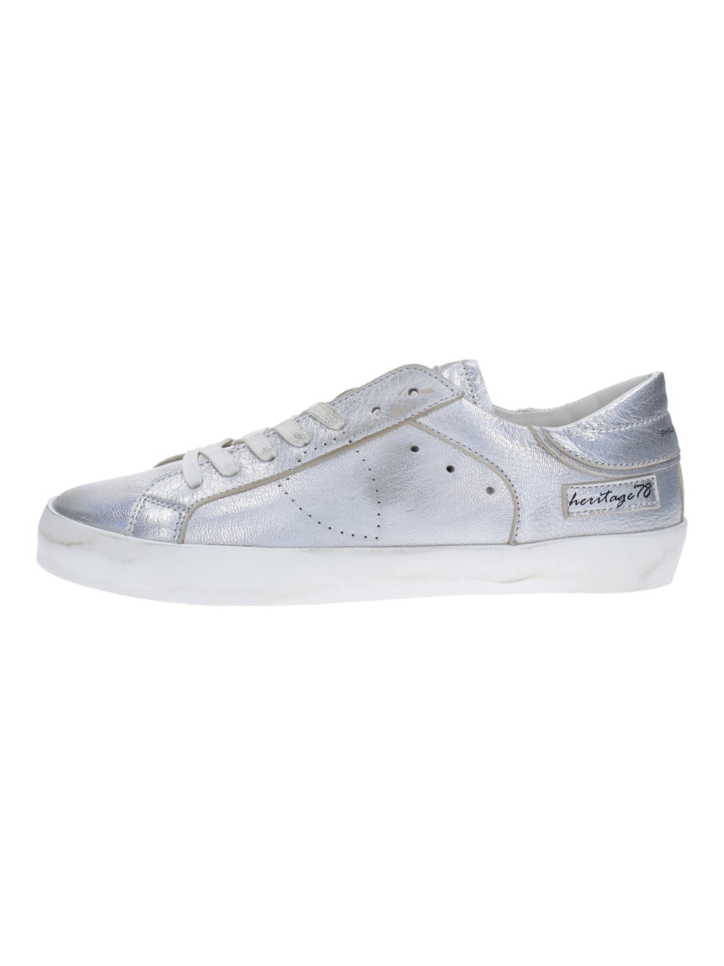 Sneaker bassa 'Philippe Model 80716' di Philippe Model in argento: frontale