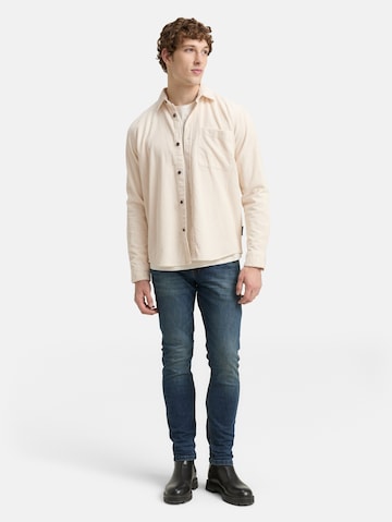 TOM TAILOR DENIM Comfort fit Overhemd in Wit
