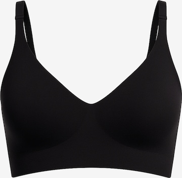 Justever T-shirt Bra in Black: front