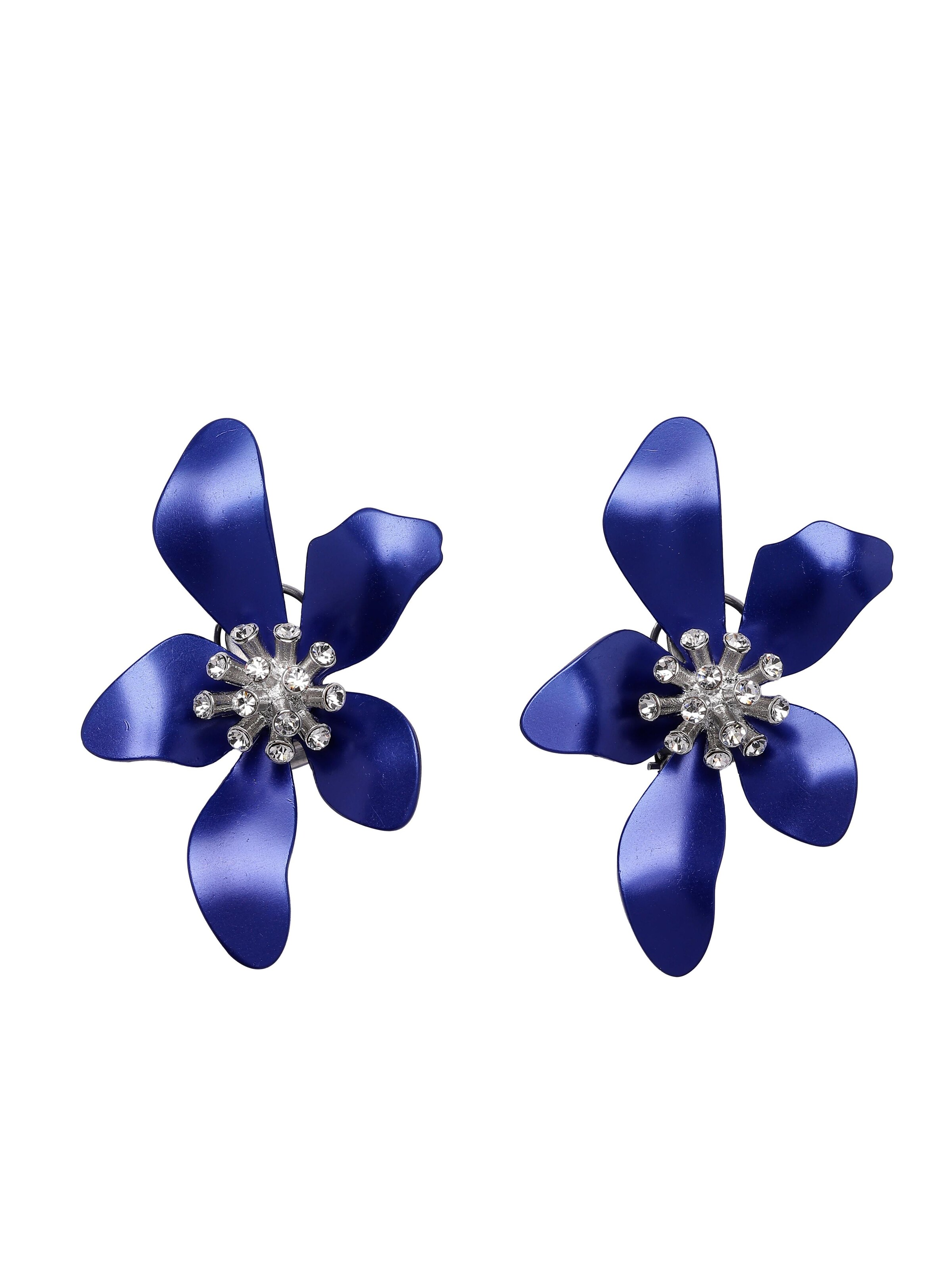 AVANT-GARDE PARIS - Pendientes 'Beataya' en azul: frente