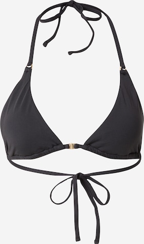 ABOUT YOU Bygelfri Bikiniöverdel 'Elna' i svart: framsida