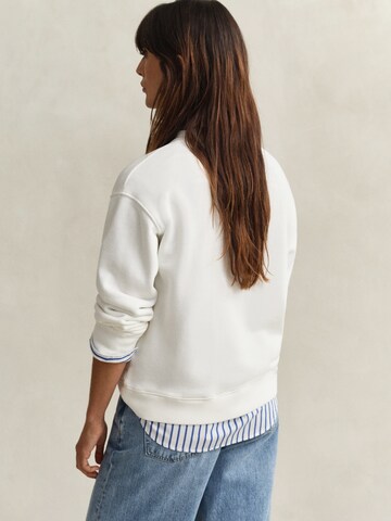 Sweat-shirt GANT en blanc