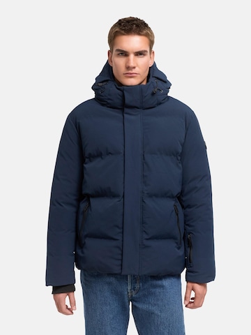 STONE HARBOUR Winterjas 'Nerioo XX' in Blauw: voorkant