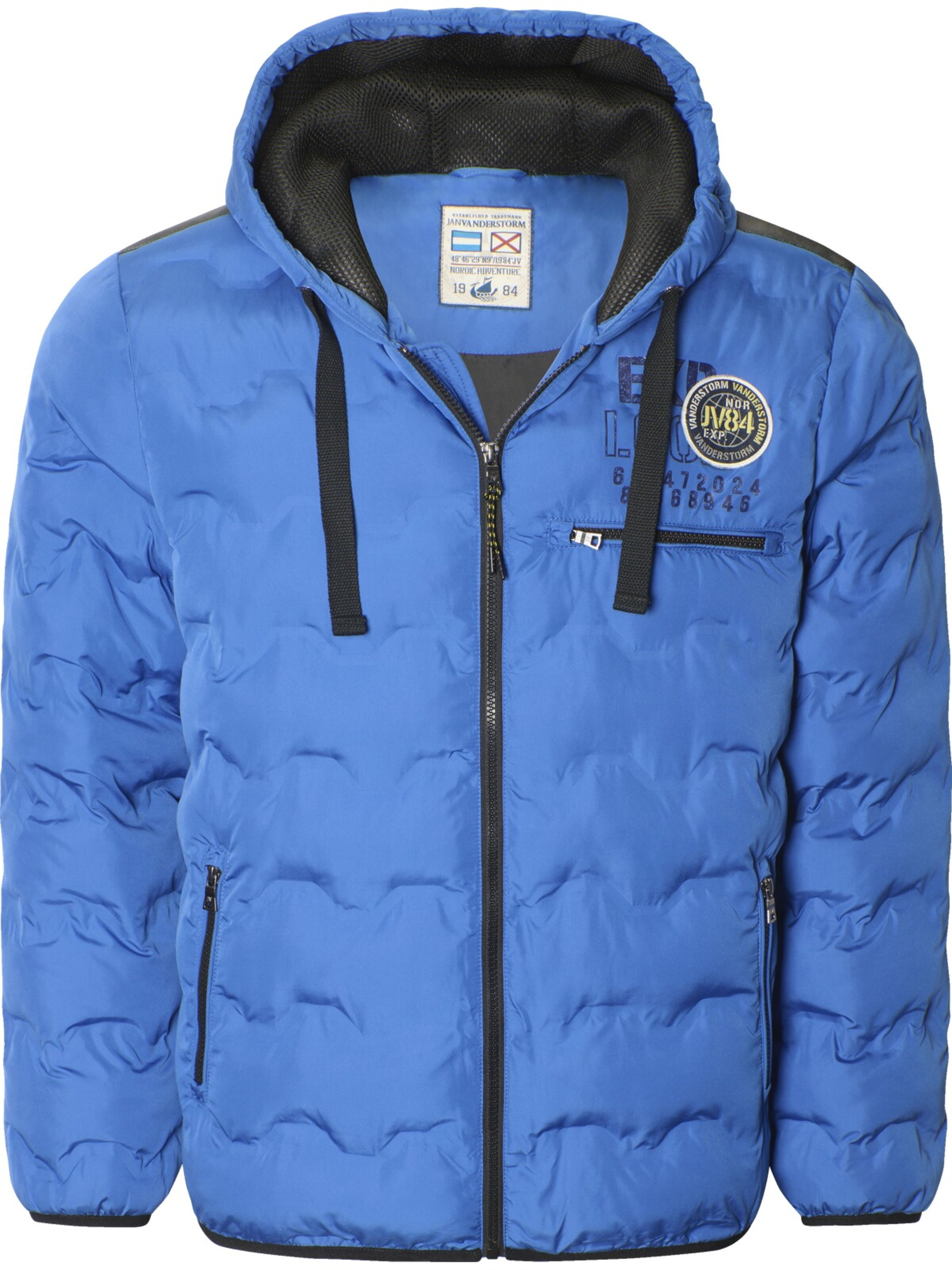 Jan Vanderstorm Between-Season Jacket 'Sarolf' in Blue: front