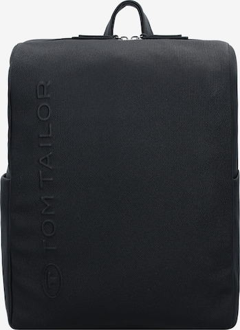 TOM TAILOR Rucksack 'Rosa' in Schwarz: Vorderseite