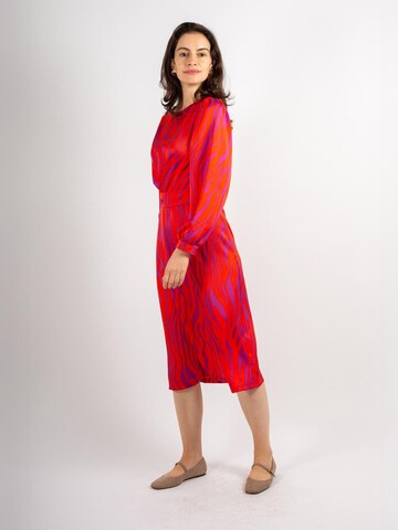Couture de Marie Klänning 'Minimal Office Dress, Straight Fit – Quinn' i orange