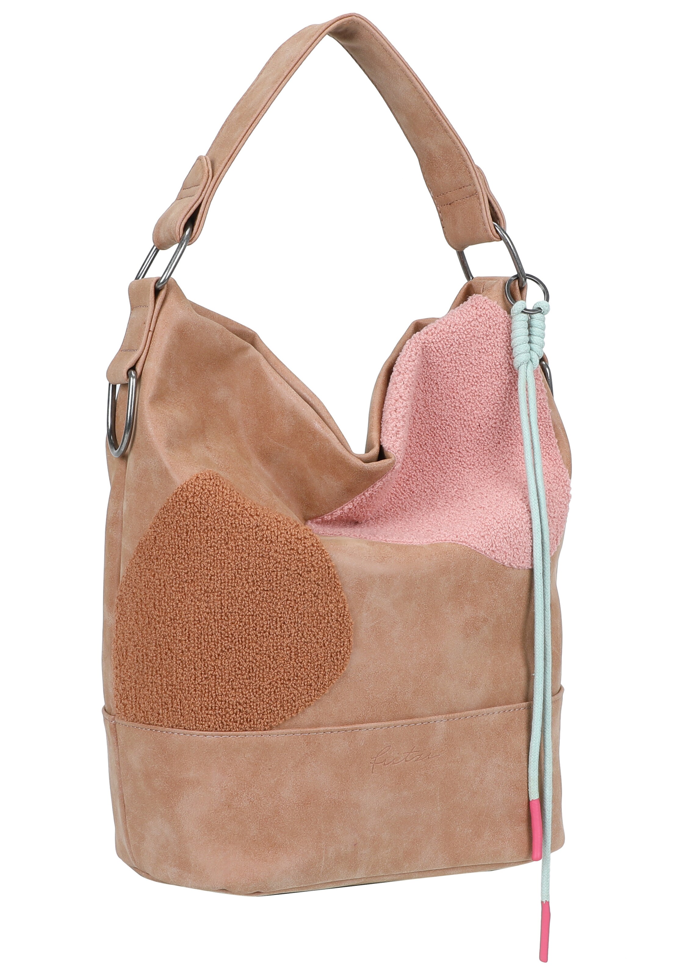 Sac bandoulière 'Olga Limited Happy Flocked Jive' Fritzi aus Preußen en beige