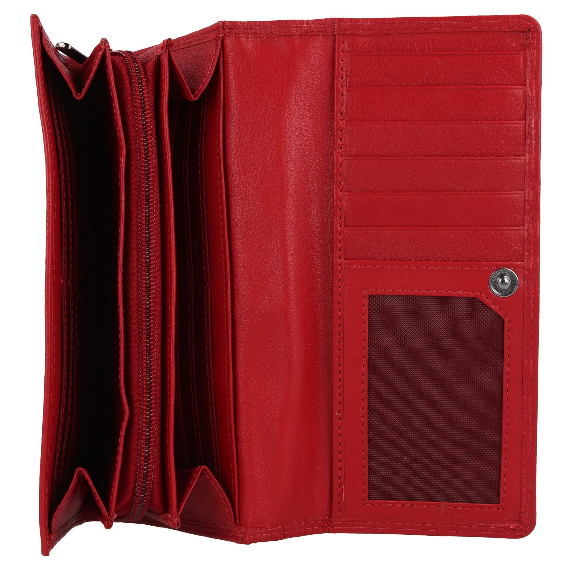 mano Portemonnee 'Donna Giulia' in Rood