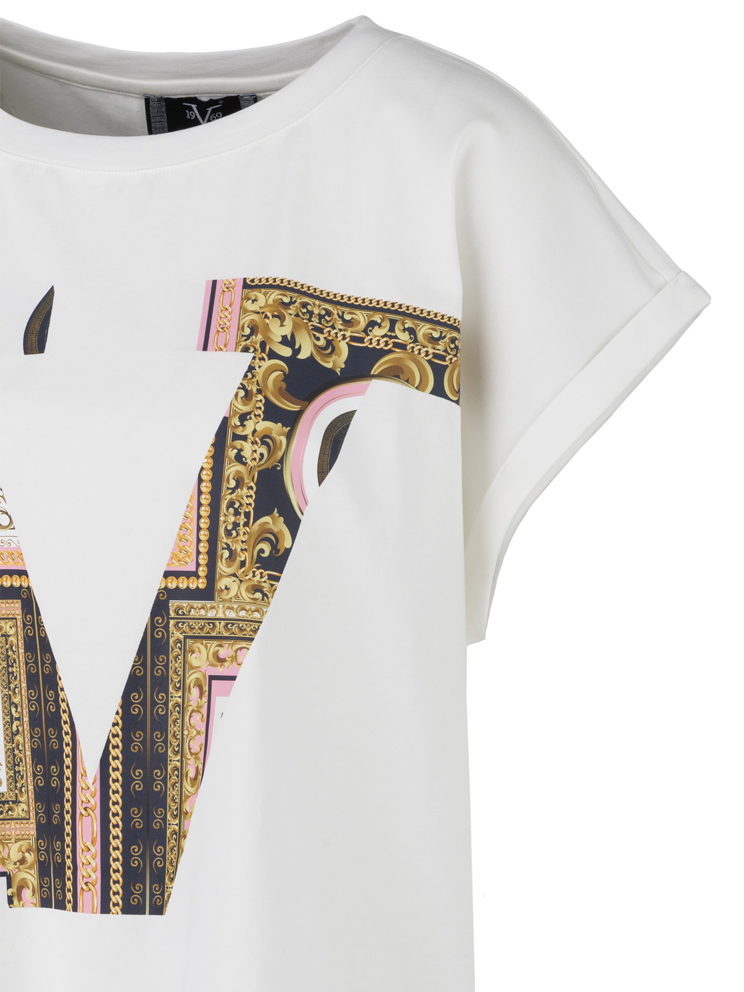 balts 19V69 ITALIA T-Krekls 'Lulu Barooque'