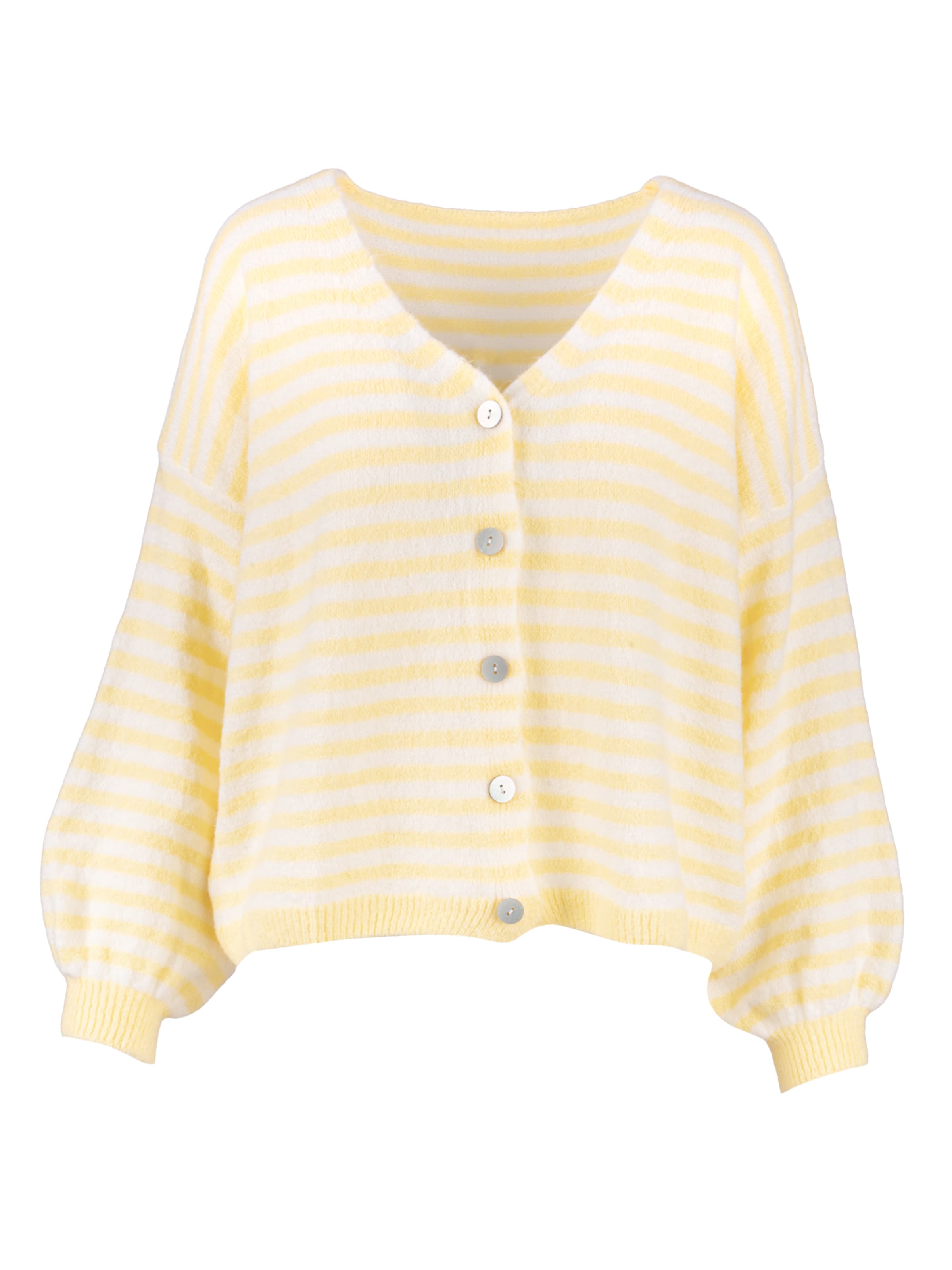 Cardigan 'Candy' Seasons of April en jaune : devant