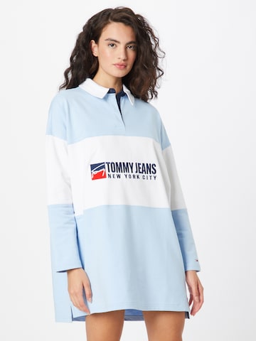 Robe Tommy Jeans en bleu : devant