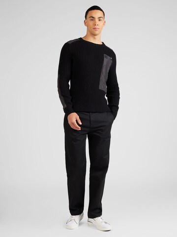 HUGO - Pullover 'Stofor' em preto