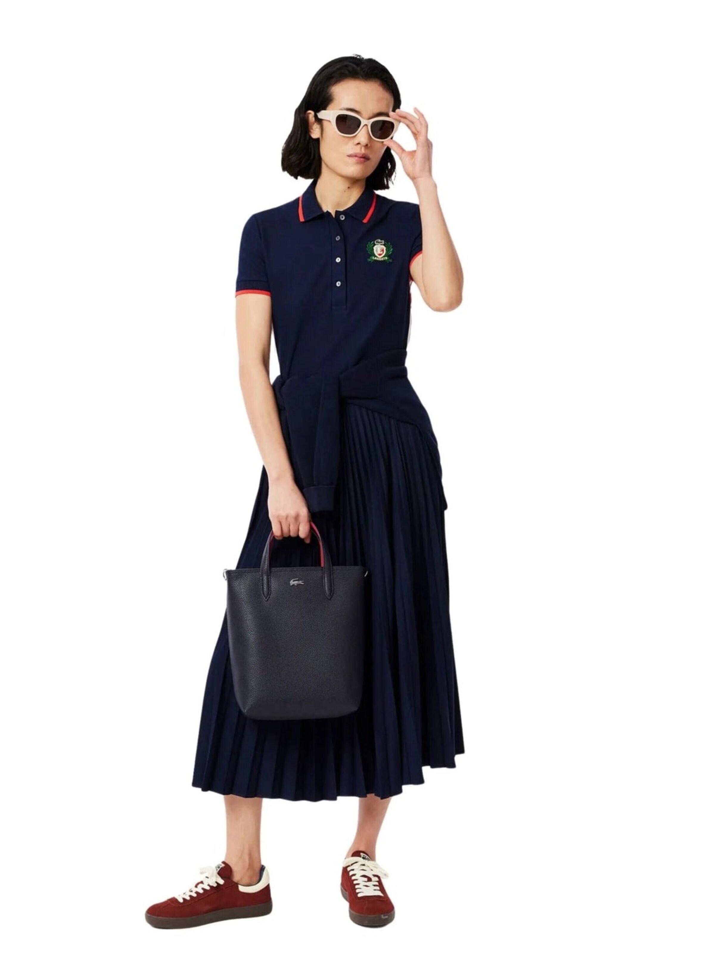 LACOSTE - Shopper 'Anna' en negro