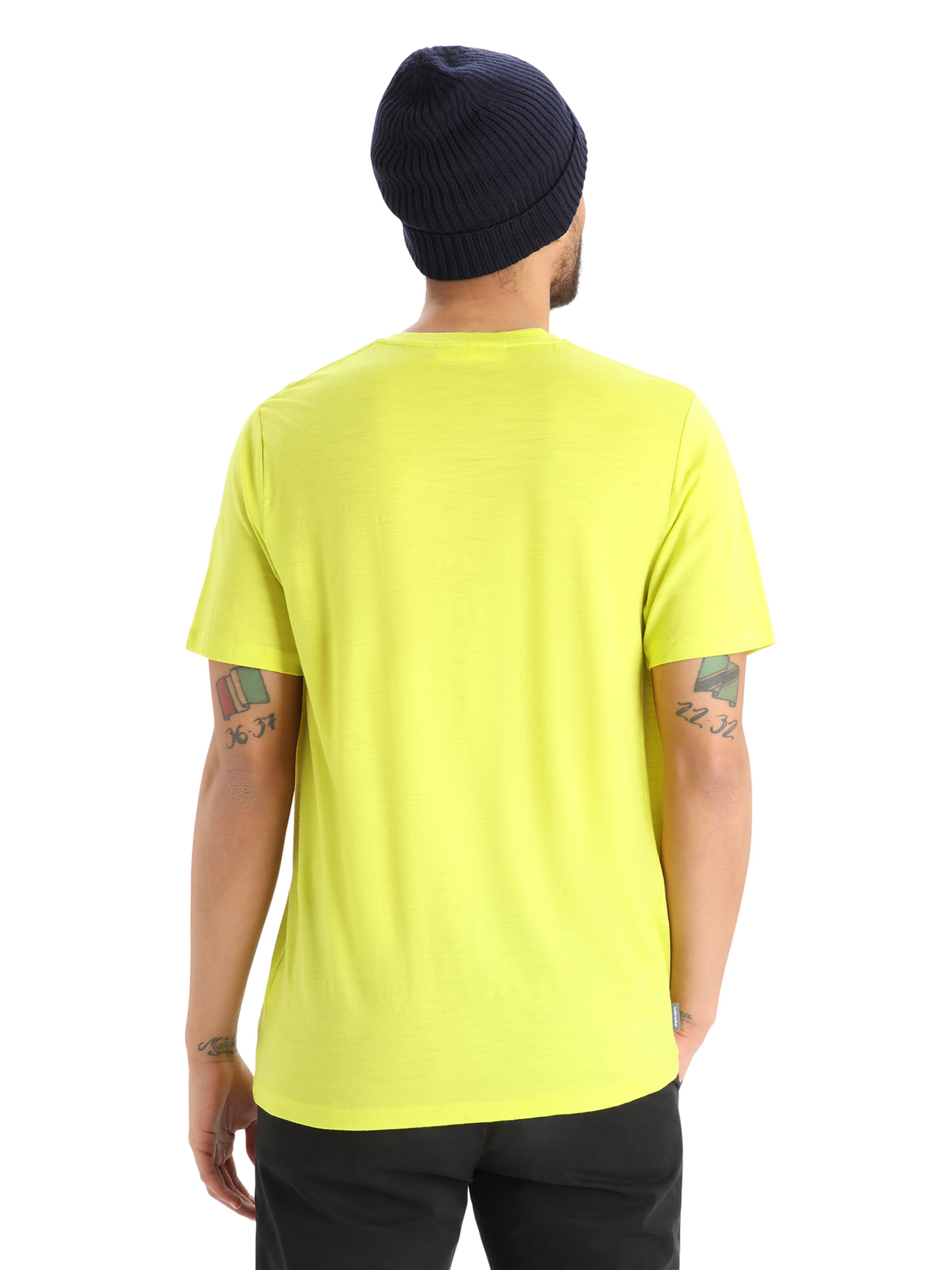 ICEBREAKER Performance Shirt 'Snowflake' in Yellow