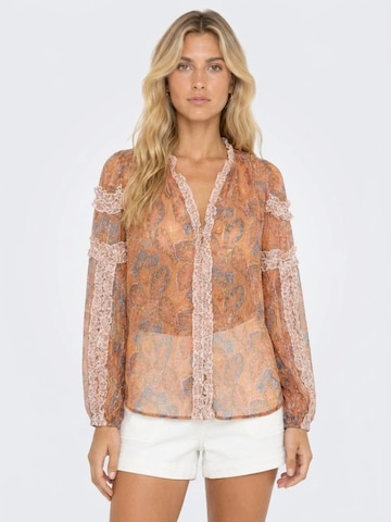 Miss June Blouse 'Tatum' in Orange: front