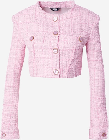 GCDS Between-season jacket in Pink: front