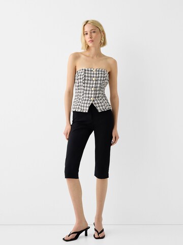 Bershka Vest i sort