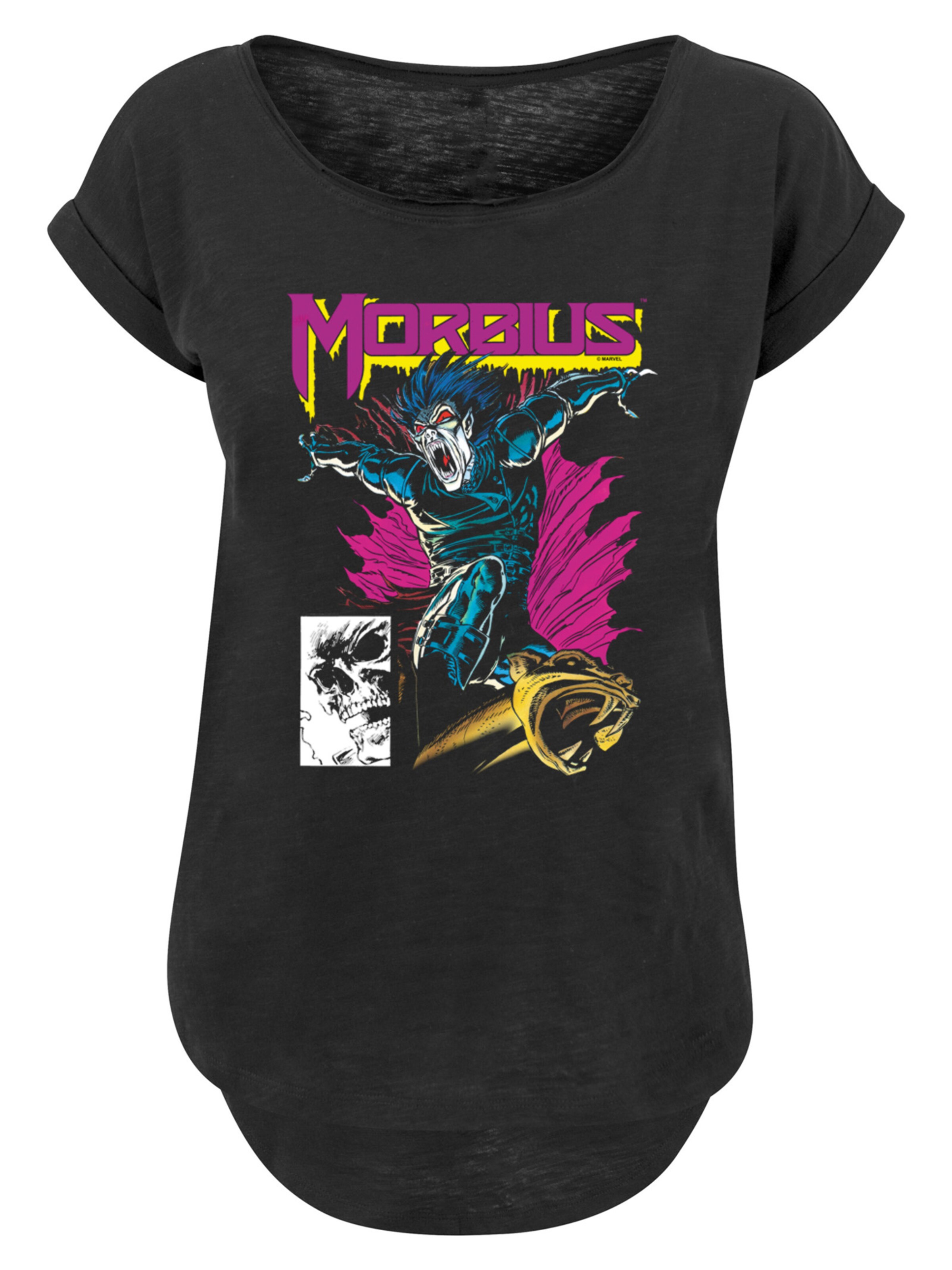 F4NT4STIC Shirt 'Marvel' in Black: front