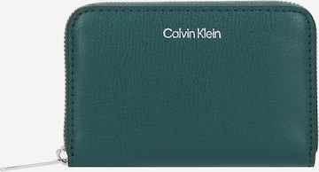 Porte-monnaies Calvin Klein en vert : devant