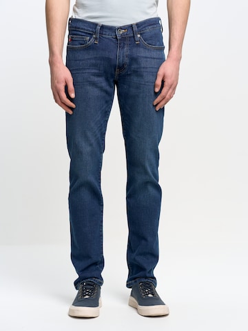 BIG STAR Slimfit Jeans 'TOBIAS' in Blauw: voorkant